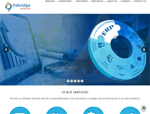 Tablet Screenshot of oakridgeit.com